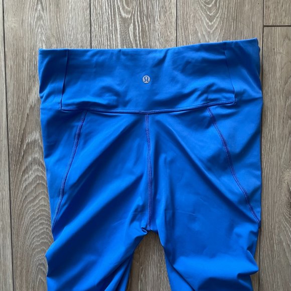 lululemon | 2020 Free to Speed High-Rise Tight 25" Wild Bluebell - Size 10 - Picture 5 of 10